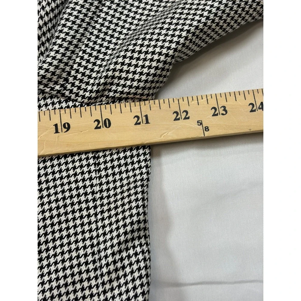 Baroni Couture Mens Silk Italian Wool Houndstooth Sport Coat Blazer 40R Black